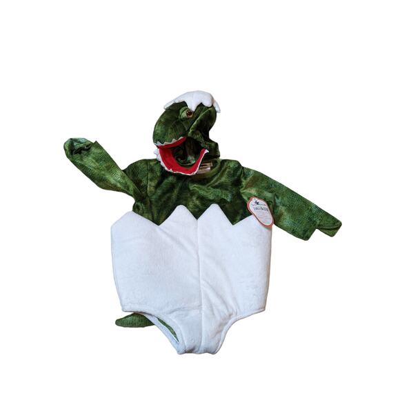 NWT POTTERY BARN KIDS / BABY DINOSAUR COSTUME 12-24 MONTH NEW - Picture 1 of 6